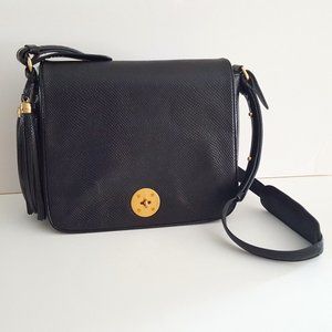 Erik Javits New York Leather Adjustable Shoulder Bag **AS IS